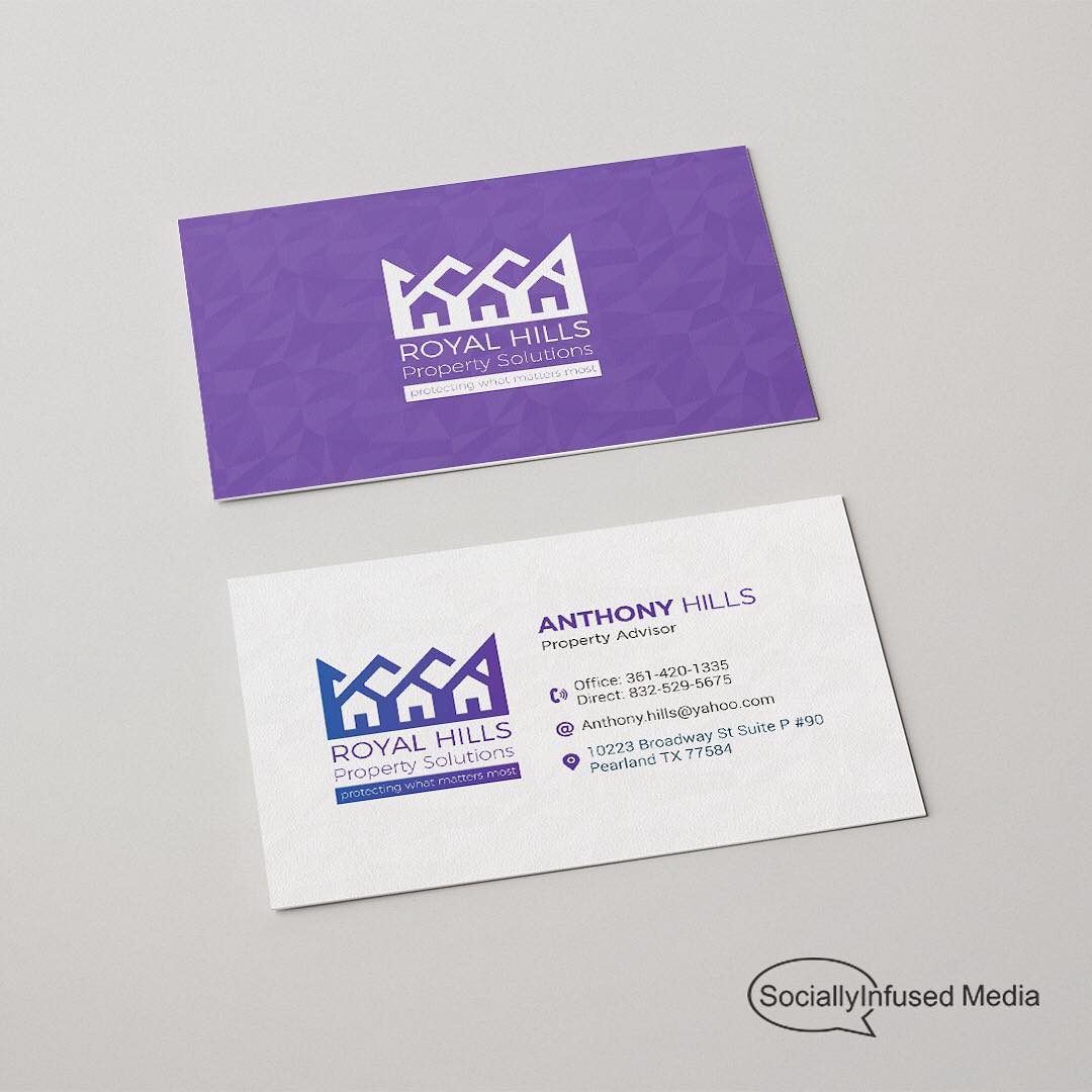 Royal Hills Property Management Business Card