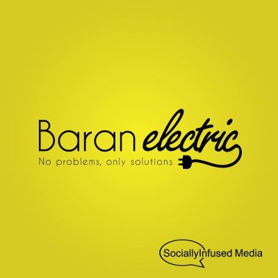 Baran Electric Logo Design, solving problems with solutions.