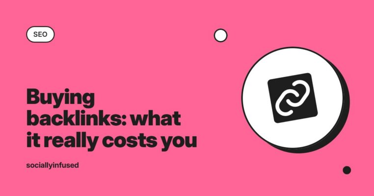 Difference between link building and buying links.