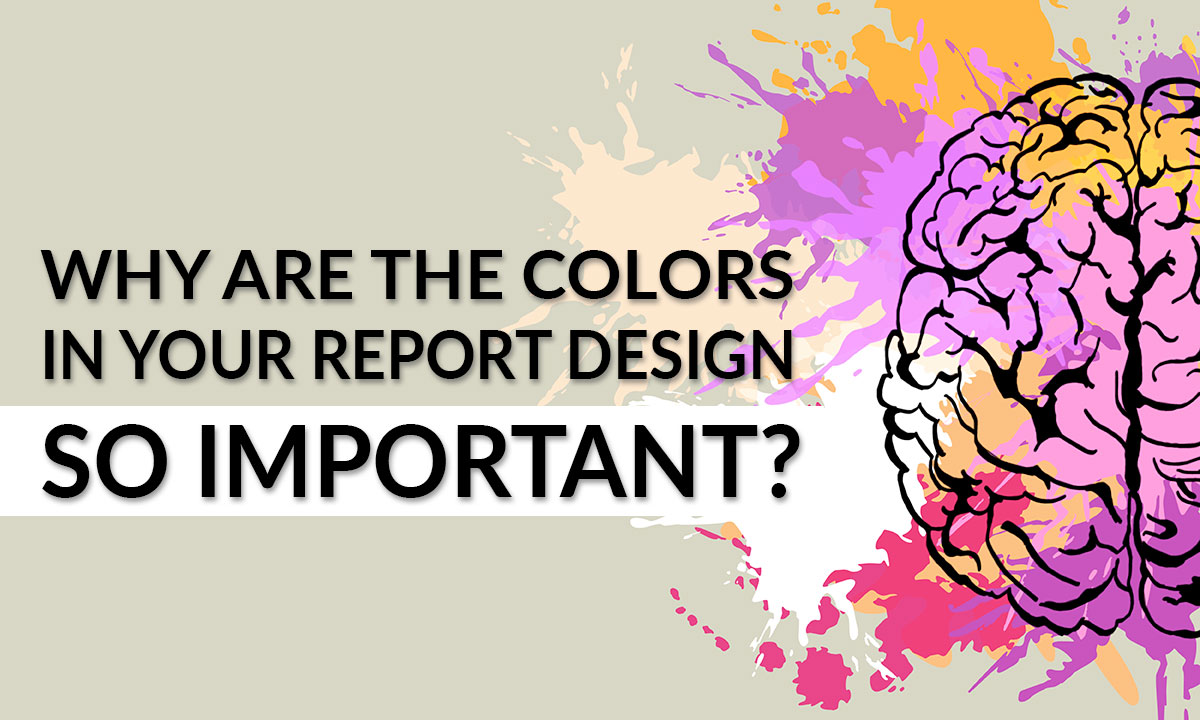 Importance, colors, report design