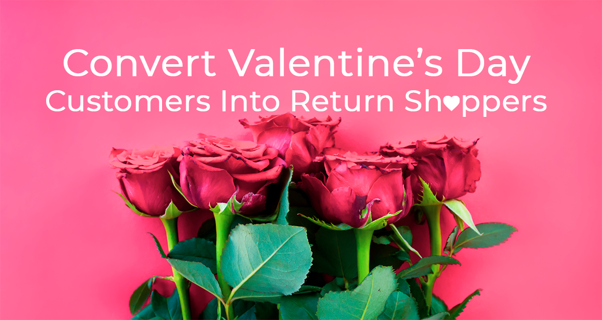Roses on valentine's day for ecommerce