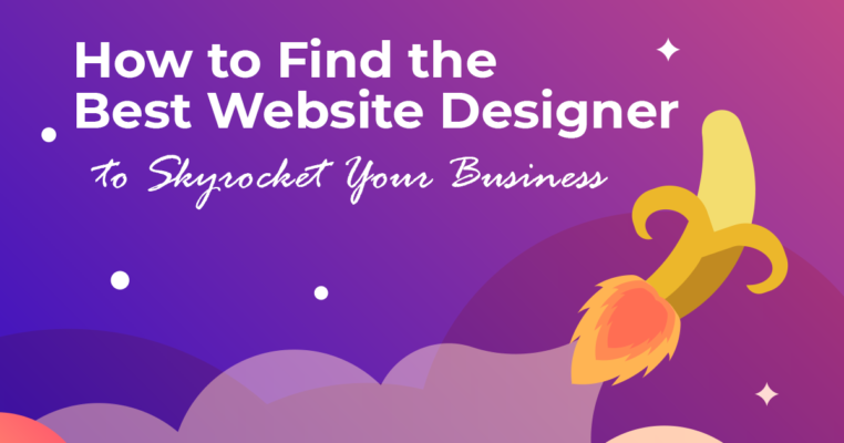 How to fine the best website designer hero image with a fun, rockety banana!