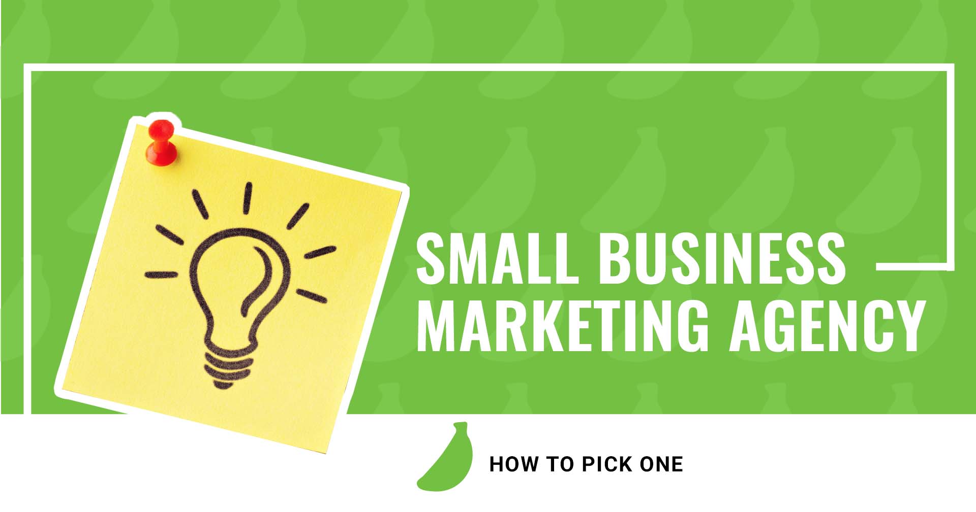 Small business marketing banner